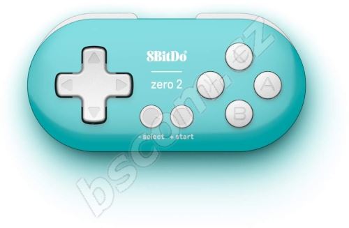 Gamepad 8BitDo Zero 2 Wireless Controller - Turquoise Edition - Nintendo Switch